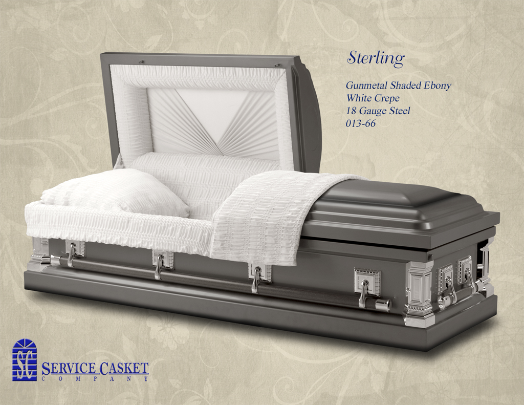 Sterling Gunmetal Shaded Ebony